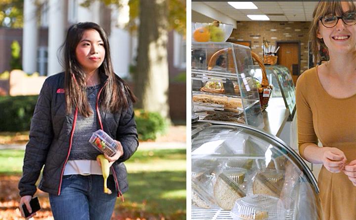 Image of Students with Grab and Go Food